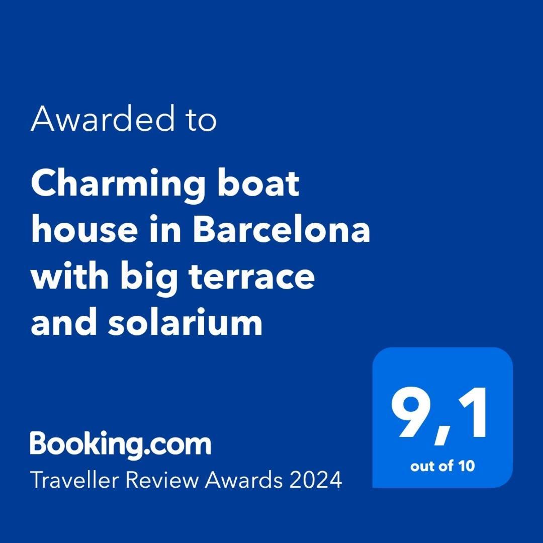 Hotel Charming Boat House In Barcelona With Big Terrace And Solarium Sant Adria de Besos Exteriér fotografie